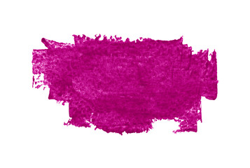 Wall Mural - Pink ink background painted by brush.