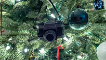 Christmas Tree Decorations Closeup, Santa, Lights, Background, Macro, Cute, Fun, Holiday, Please Support Me, 