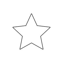 Poster - star icon. Element of web for mobile concept and web apps icon. Thin line icon for website design and development, app development