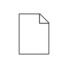 Poster - sheet icon. element of web for mobile concept and web apps icon. thin line icon for website design a