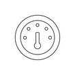 fuel gauge icon. Element of web for mobile concept and web apps icon. Thin line icon for website design and development, app development