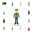 © gunayaliyeva - cowboy cartoon icon. Detailed set of color profession icons. Premium graphic design. One of the collection icons for websites, web design, mobile app