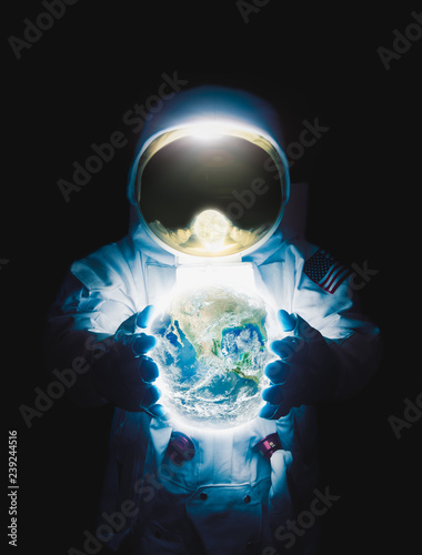 Fotografía Astronaut exploring outer space