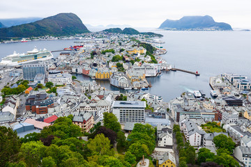 Wall Mural - Alesund in Norway