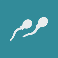 Sticker - Silhouette icon sperm