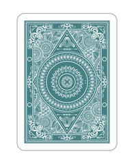 Wall Mural - Playing cards in vintage style for poker. Original design, many small details, retro style	