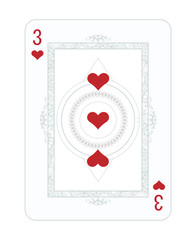 Wall Mural - Playing cards in vintage style for poker. Original design, many small details, retro style