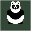 Panda Cute Animal Cartoon Character For Kids