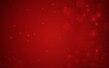 Wall Mural - blue technology background and abstract digital tech circle.copy space.