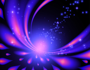 Poster - Abstract Shiny Peacock Pattern