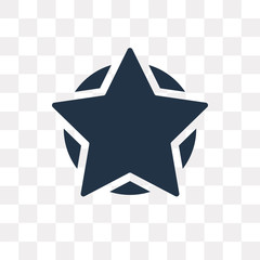 star vector icon isolated on transparent background, star transparency concept can be used web and m