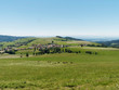 Panoramaweg - Gersbach im berg. Blick auf das dorf aus dem Rohrenkopf
