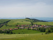 Blick auf das dorf Gersbach im Berg aus dem Rohrenkopf - Panoramaweg.