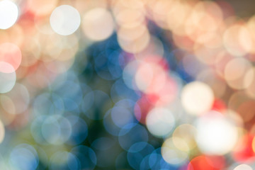 Wall Mural - abstract background of christmas lights