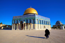 The Dome Of The Rock, Temple Mount, UNESCO World Heritage Site, Jerusalem, Israel, Middle East