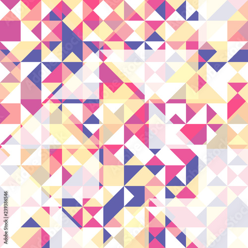 Seamless pattern of triangl...