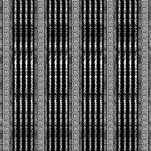 grunge-kreda-pasiasty-czarno-bialy-grecki-wektor-bezszwowe-wzor-granic-monochromatyczny-ornamentacyjny-geometryczny-lampasa-tlo-teksturowany