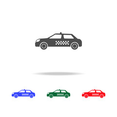 Poster - Taxi  icons. Elements of transport element in multi colored icons. Premium quality graphic design icon. Simple icon for websites, web design