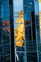 Abstract Reflections Of Buildings In Windows At PPG Place, Pittsburgh.