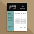 simple invoice template design