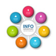 © vecarto - Vector infographic template for circular diagram, graph, presentation, chart, business concept with 7 options.