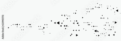 Fotomural Fashion design print triangle pattern