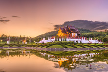 Chiang Mai, Thailand At Royal Flora Ratchaphruek Park.