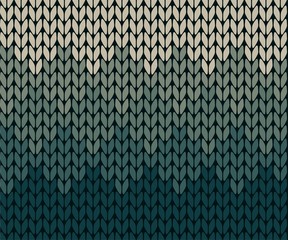 Seamless gradient knitting pattern