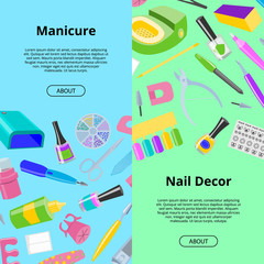 Manicure seamless pattern vector pedicure and manicuring accessory or tools nail-file or scissors of manicurist in nail-bar illustration backdrop set fingernails polish for manicured hands background