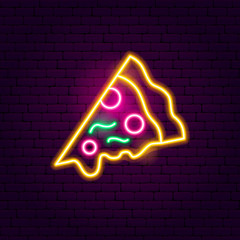 Sticker - Pizza Neon Sign