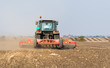 Plowing of stubble field