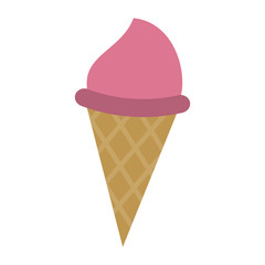 Sticker - Ice cream cone with scoop