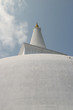 ANURADHAPURA, white stupa temple in SRI LANKA.