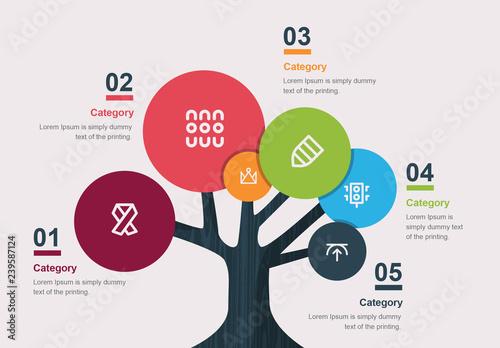tree infographic layout buy this stock template and tree infographic template