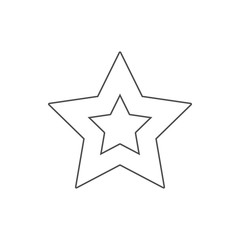 Poster - star icon. Element of web for mobile concept and web apps icon. Thin line icon for website design and development, app development