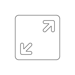 Poster - open sign icon. Element of web for mobile concept and web apps icon. Thin line icon for website design and development, app development