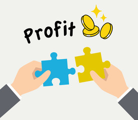 Puzzle and profit image