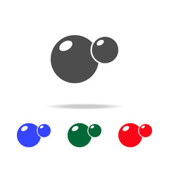 Poster - bubble icon. Elements of washing in multi colored icons. Premium quality graphic design icon. Simple icon for websites, web design, mobile app