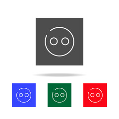 Poster - normal temperature indicator icon. Elements of washing in multi colored icons. Premium quality graphic design icon. Simple icon for websites, web design, mobile app