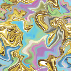 Wall Mural - marble seamless pattern in neon brightful colors.