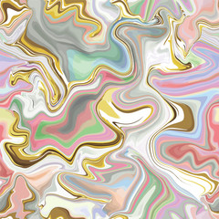 Wall Mural - marble seamless pattern in neon brightful colors.