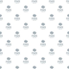 Wall Mural - Powerful pattern vector seamless repeat for any web design