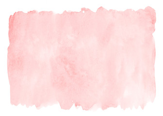 Wall Mural - Pink watercolor background