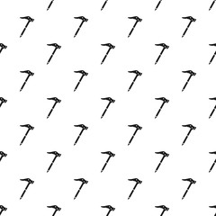Poster - Ice axe pattern seamless vector repeat for any web design