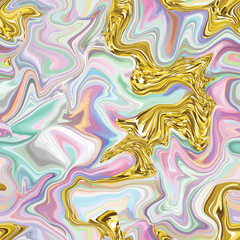 Wall Mural - marble seamless pattern in neon brightful colors.