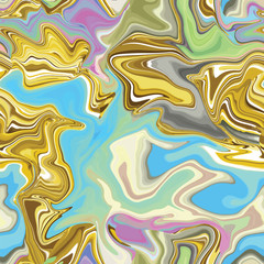 Wall Mural - marble seamless pattern in neon brightful colors.
