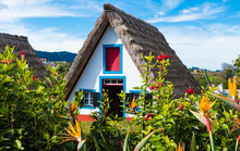 Traditional Rural House, Santana Village, Madeira Island, Portugal