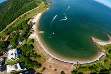 Aerial View Of The Sahy Reserve, Costa Verde Carioca, Brazil