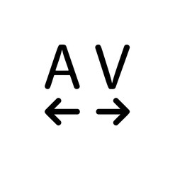 Poster - Tracking, text icon. Simple glyph vector of text editor set icons for UI and UX, website or mobile application
