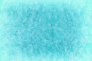 Wall Mural - Cyan frosted windows texture and background